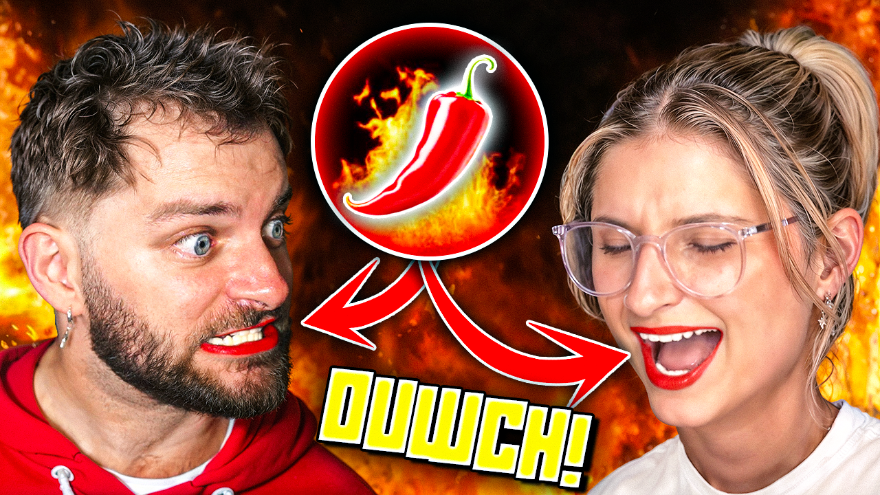 DubDaddy spicy pepper reaction thumbnail with Ouwch text