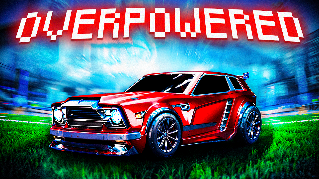 Rocket League overpowered car thumbnail